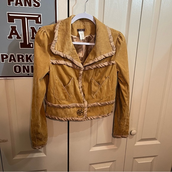 Orange USA women’s Cropped jacket - Picture 3 of 7